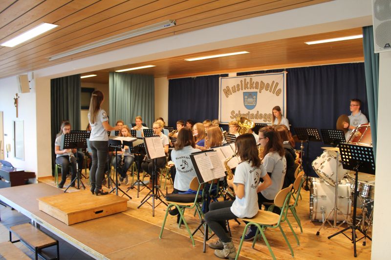 Jugendkapelle auf dem Schülerkonzert 2016